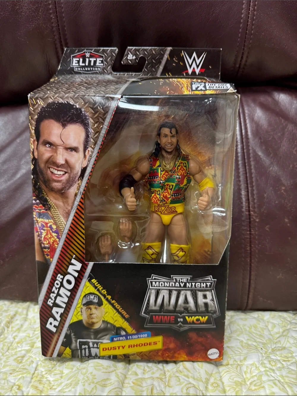 WWE Razor Ramon Action Figure - Yellow, Red, Green